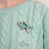 Handmade brooch fish turquoise color mint color 6.jpg