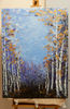 Late autumn-birch forest with fallen leaves-yellow leaves on birches-abstract birch forest-2