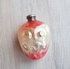 owl glass soviet christmas ornament vintage