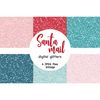 Bright winter sparkle digital glitters for crafting, planner stickers and Christmas invitations. Pastel textures in red, blue and turquoise colors for crafting.