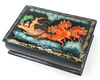 1 Vintage PALEKH Lacquer Box RUSSIAN TROYKA Hand Painted Signed USSR 1970s.jpg
