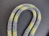 long green crochet beaded cord necklace 2.jpg
