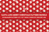 Santa and Merry Christmas pattern bundle cover 3.jpg