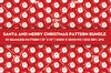 Santa and Merry Christmas pattern bundle cover 4.jpg