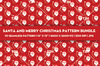 Santa and Merry Christmas pattern bundle cover 9.jpg