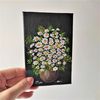 Handwritten-bouquet-of daisies-in-a-vase small-painting-by-acrylic-paint-3