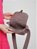 Knitted shoulder bag