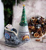 Gray Elf boots. Santa Claus boots, chimney sock, Christmas boots, Christmas bags, Christmas decorations. Ready to Ship (8).JPG