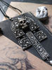 skull decor pendant necklace