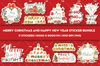 Merry Christmas and happy new year sticker bundle cover 1.jpg