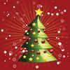 Christmas tree on red background.jpg