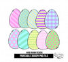 Patterned Easter Eggs Sublimation PNG Designs.jpg