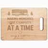 Making memories one campsite at a time Personalized engraved cutting board RV decor.jpg