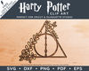 Harry Potter Floral Deathly Hallows by SVG Studio Thumbnail3.png