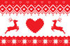 Red nordic pattern with deer5.jpg