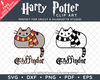 Harry Potter Pusheen Hogwarts Houses by SVG Studio Thumbnail2.png