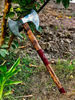 Hunting Axe, Stylish Medieval Carbon Steel Head Double Sided Axe, Gift For Her, Unique Viking Axe (3).jpg
