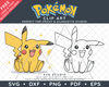 Kawaii Pikachu Illustration by SVG Studio Thumbnail.png