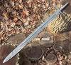 CUSTOM SWORD, MASTER Sword, Damascus Steel Viking Swords With Leather Sheath Gift For Her, Ninja Viking Kris Sword, Mythology Sword (3).jpg