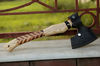 HATCHET AXE, BATTLE Axe, Carbon Steel Ash Wood Shaft Nordic Viking Hatchet Axe Gift For Warrior, Wood Handle Wood Axe, Birthday Gift For Him (2).jpg