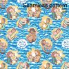 seamless-pattern-mother-child-vector
