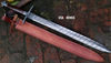 MASTER SWORD, VIKING Sword, Medieval Damascus Steel Ninja Hunting Engraved Sword, Hunting Gifts, Swords With Sheaths (1).jpg