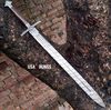 MASTER SWORD, VIKING Sword, Medieval Damascus Steel Ninja Hunting Engraved Sword, Hunting Gifts, Swords With Sheaths (2).jpg