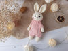 Bunny toy in pink costume