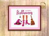 Set of Witcher Cross Stitch Pattern, Happy Halloween Cross Stitch Pattern, Halloween Patterns, Halloween Gift, Halloween Home Decor #hll_010