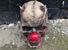 skull mask with clown nose  halloween cosplay