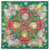 a handkerchief with a New Year's pattern