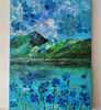 Handwritten-landscape-mountain-lake-and-wildflowers-cornflowers-by-acrylic-paints-2.jpg