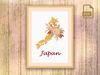 Japan Cross Stitch Pattern, Pattern Japan , Map Japan Cross Stitch Pattern, Download Map Pattern #mp_063