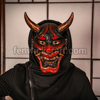 the red mask of the japanese demon