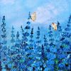 Handwritten-three-small-yellow-butterflies-fly-over-blue-wildflowers-by-acrylic-paint-2.jpg