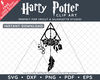 Harry Potter Deathly Hallows Dream Catcher by SVG Studio Thumbnail3.png