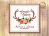 Always And Forever Wedding Cross Stitch Pattern, Personalized Wedding Gift Cross Stitch Pattern, Modern Home Decor #wd_016