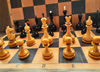 wooden tournament chess pieces set ussr