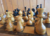 classic soviet chess set wood