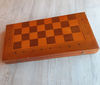 soviet large folding wooden chess board