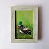 Mini-painting-duck-farmer-bird-small-wall-decor