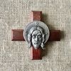 Russian Classic Mahogany Wood Decorative Hanging Wall Cross