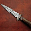 Custom Handmade Damascus Steel Hunting Dagger Knife With leather Sheath buy now.jpg