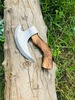 Hand Forged Original Viking Style Pizza Cutter Axe, Pizza Axe best gift for him 8.jpg