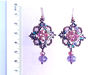 purple crystal earrings boho shic 3.jpg