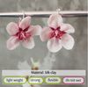 floral earrings with flowers Sakura