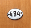 494 address small door number sign