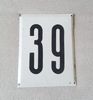 39 address house number plate vintage