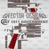 VECTOR DESIGN Colt 1911 government Skulls and scrolls 1.jpg