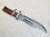 Handmade Damascus steel Hunting knife with Rose wood hnadle (3).jpeg